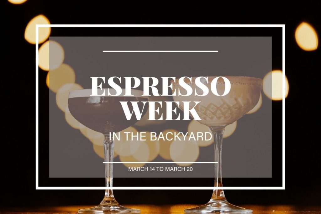Espresso Week in The Backyard espresso Martini Cocktails Cairns